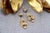 Gold Earrings with Applications and Reliefs, Set of 2 For Sale - Image 5 of 6