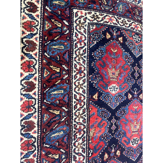 Antique Persian Afshar Rug For Sale - Image 4 of 10
