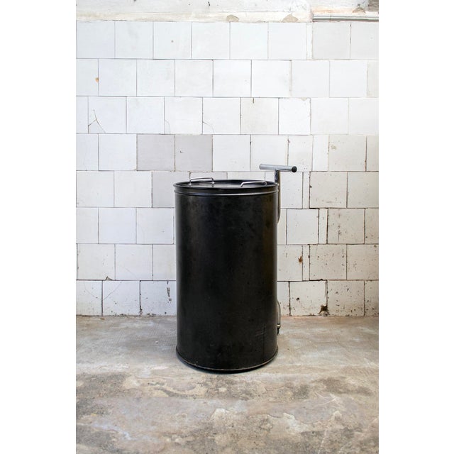 Set of chairs and storage table on wheels, metal structure and fabric covering. Postmodern style 80s Storage table...