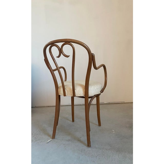 Thonet Bentwood + Cane Desk Chair For Sale - Image 11 of 13