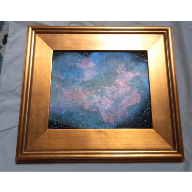 Nebula Galaxy Stars Artist Signed Painting For Sale In Fayetteville, AR - Image 6 of 8