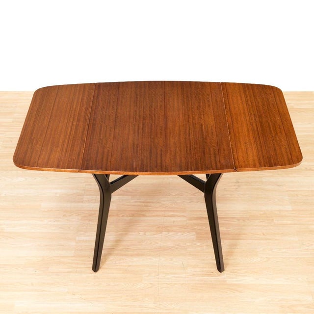 Brown 1960s Mid Century Tola Extending Dining Table and Butterfly Chairs by G Plan For Sale - Image 8 of 15