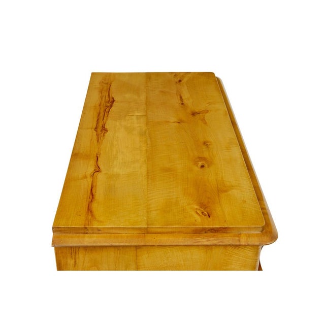 Goldenrod Swedish Birch Chest of Drawers, 1884 For Sale - Image 8 of 10