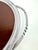 Wood Vintage Large Round Mahogany & Silverplate Serving Tray With Twisted Handles For Sale - Image 7 of 11