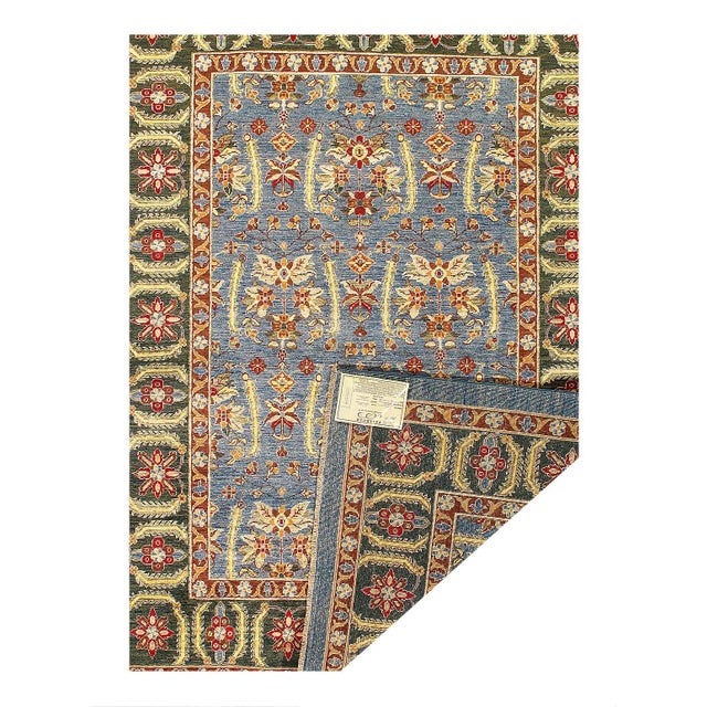 Traditional Pasargad DC Gray Color Fine Hand Knotted Rug For Sale - Image 3 of 4