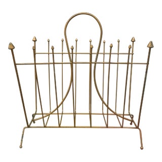 Mid Century Magazine Rack For Sale