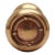 Vintage Concentric Art Deco Bronze Door Knobs For Sale