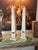 1970s Pair Very Large Mid Century Architectural Painted Wood Obelisks. For Sale - Image 5 of 11