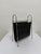 Mid-Century Modern Mid-Century Leather and Steel Magazine Rack, 1970s For Sale - Image 3 of 13