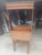Vintage Butcher Block Work Table, With Hanging Rack, on Brass Castors For Sale - Image 6 of 15