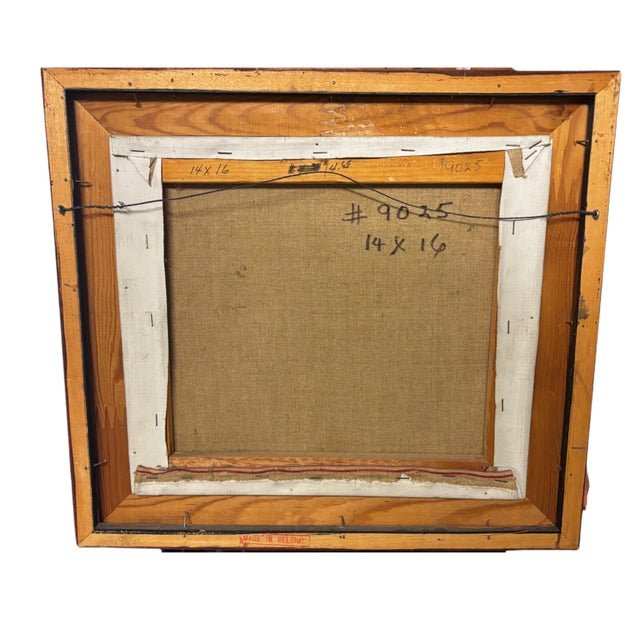 1970s 1970s Robert Weimerskirch Painting, Framed For Sale - Image 5 of 5