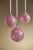 Traditional Multi-Pink 3.25" Confetti Glass Ball Ornaments, Set of 6 For Sale - Image 3 of 3
