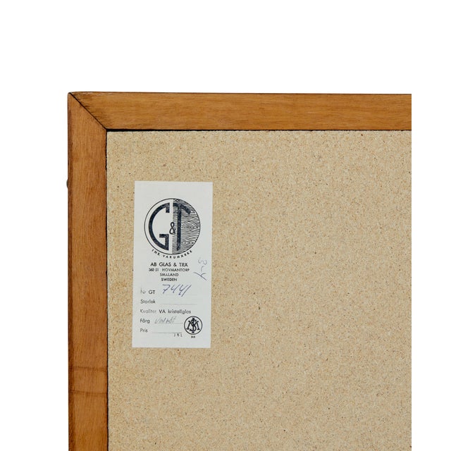 1950s Mid-Century Swedish Wall Mirror from G&T, 1950 For Sale - Image 5 of 6