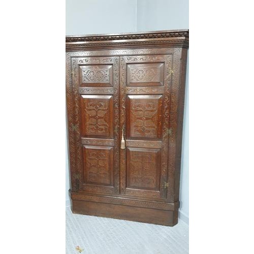 Late 18th Century Georgian Corner Cabinet, 1790s For Sale - Image 5 of 12