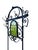 Metal Art Nouveau Wrought Iron Coat Rack with Umbrella Stand, 1900s For Sale - Image 7 of 10