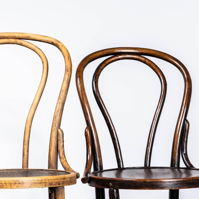 1950’s Original Hoop back Bentwood Dining Standard Chairs. - Set Of Four This listing is for what we call a ‘standard...