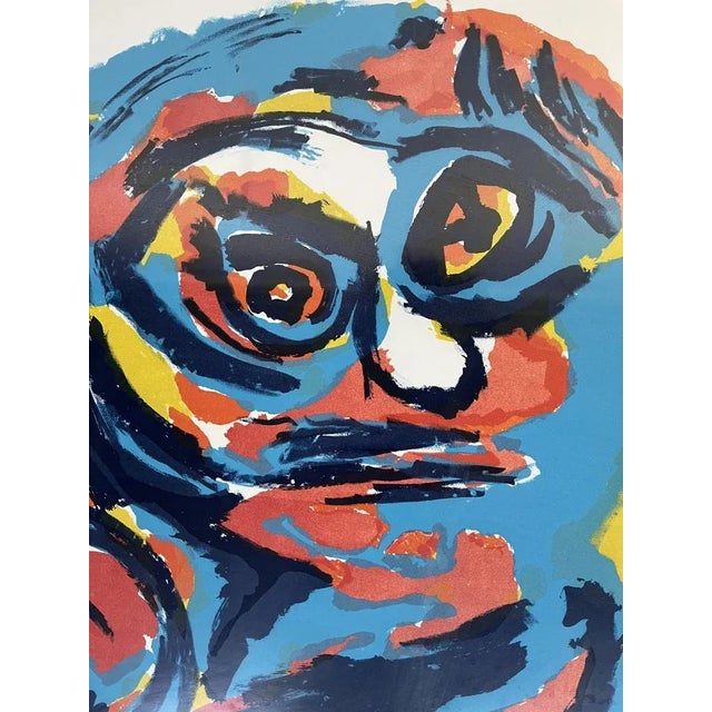 Karel Appel, Abstract Figures, 1960s, Original Lithograph For Sale - Image 3 of 9