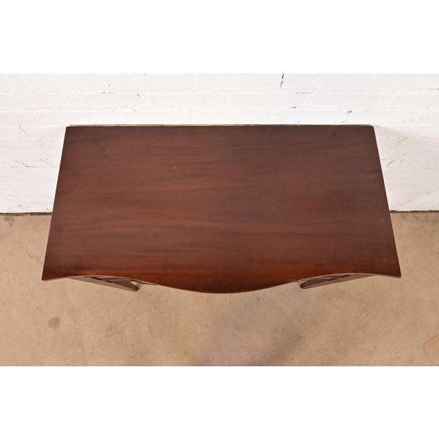 Baker Furniture Style Federal Mahogany Serpentine Front Buffet Server, Circa 1920s For Sale - Image 10 of 13
