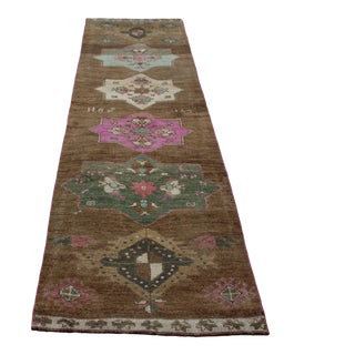 Vintage Turkish Rug Runner - 33.5"x120" For Sale