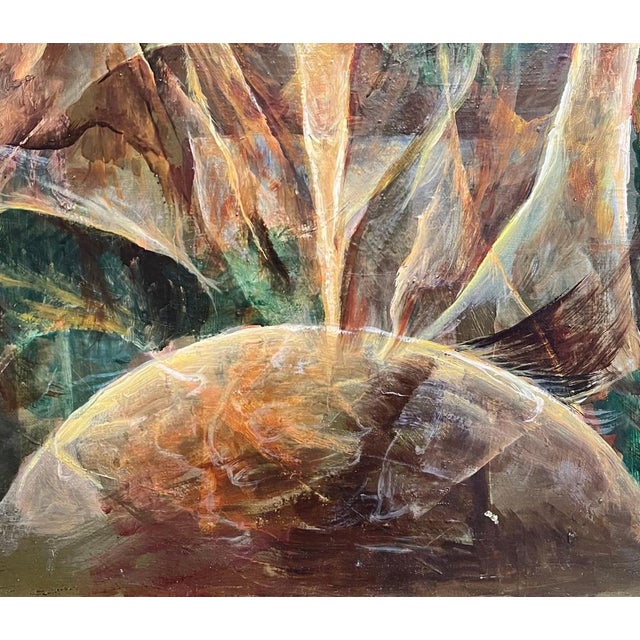 Vivaldo Martini, Abstract Composition No. 8, Oil on Canvas For Sale - Image 6 of 14