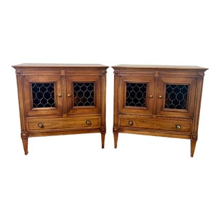 John Widdicomb Pair of French Provincial Style Night Stands, Circa 1960 For Sale