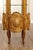 Gold Rococo Style Giltwood Curio Cabinet With Glass Panels For Sale - Image 8 of 18