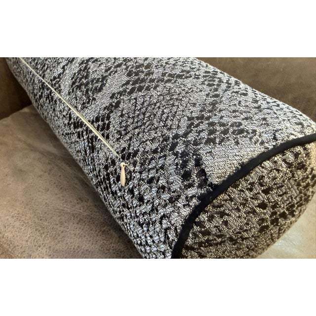 Reptile Texture Cylinder Cushion Cover For Sale - Image 4 of 7