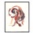 1963 Dalí Divine Comedy Engraving Purgatoire Chant 18 "Les Paresseux" (The Slothful) For Sale