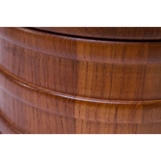 Wood Danish Modern Teak Ice Bucket by Jens Quistgaard for Dansk For Sale - Image 7 of 12