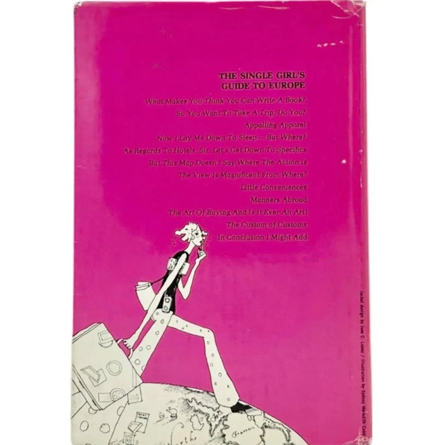 1969 The Single Girl's Guide to Europe by Andrea Kenis 1st Edition Travel Book For Sale - Image 10 of 12