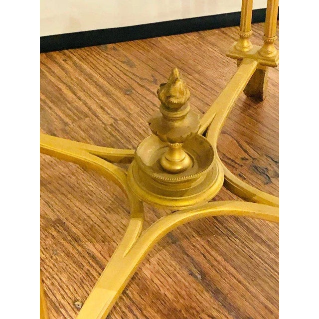 Pair of Bagues Style Gilt Bronze Neoclassical End Tables or Pedestals For Sale - Image 11 of 13