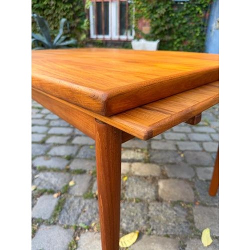 2000 - 2009 Extendable Teak Dining Table by Grete Jalk for Glostrup For Sale - Image 5 of 11