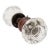 Antique Wide Shank Punted Clear Glass Door Knobs For Sale