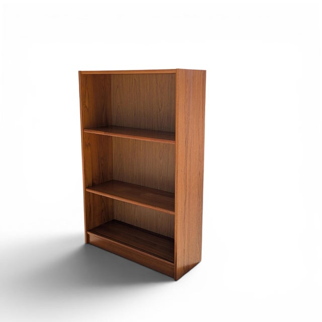 Petite Vintage Teak Bookcase, Danish Modern, 1970s For Sale - Image 10 of 17