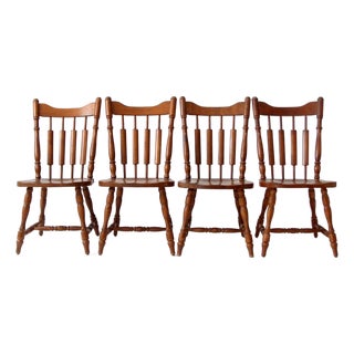 Vintage Richardson Brothers Windsor Dining Chairs Set of 4 For Sale