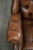 Animal Skin Vintage English Cowhide Chesterfield Wing Armchair For Sale - Image 7 of 13