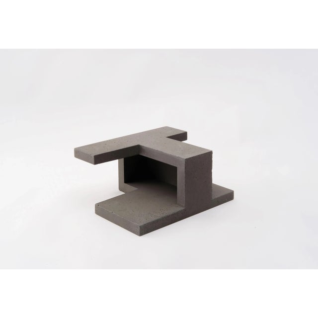 Contemporary Natural Concrete Chandigarh IV Vase by Paolo Giordano for I-and-I Collection For Sale - Image 3 of 7