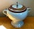 Late 20th Century Vintage Speckled Ceramic Footed Tureen For Sale - Image 5 of 12