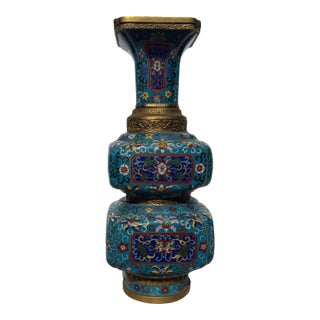 1970s Chinese Cloissone Vase For Sale