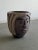 Purple Vintage Mexican Terracotta Face Planter For Sale - Image 8 of 15