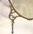 Late 19th Century Antique French Rococo Gilt Brass Beveled Table Mirror & Fireplace Screen, C. 1890 For Sale - Image 5 of 7