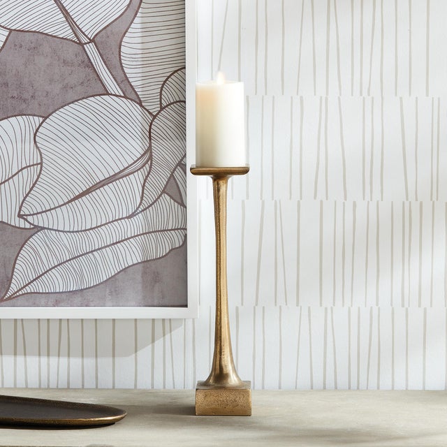Transitional Milton Candle Stand Medium For Sale - Image 3 of 3