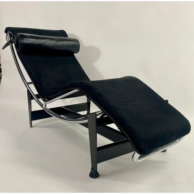 MCM Le Corbusier Lc4 Chaise by Charlotte Perriand & Pierre Jeanneret for Cassina For Sale - Image 11 of 13
