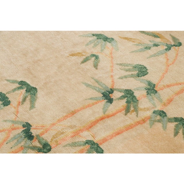 This 5x5 contemporary Chinese Deco square rug is a striking addition to Rug & Kilim’s Art Deco collection. Hand-knotted in...