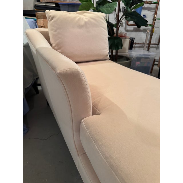Textile Baker Furniture Company Chaise Lounge For Sale - Image 7 of 15