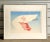 A fabulous vintage Boho signed lithograph. A beautiful Postmodern composition of a flamingo wing. Signed, dated and...