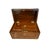 19th Century Anglo Indian Rosewood Tea Caddy With Brass Inlay For Sale - Image 4 of 5