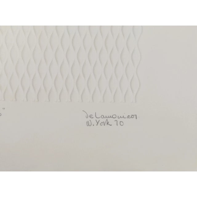 Abstract Roberto De Lamonica, O Pensamiento, Etching For Sale - Image 3 of 5