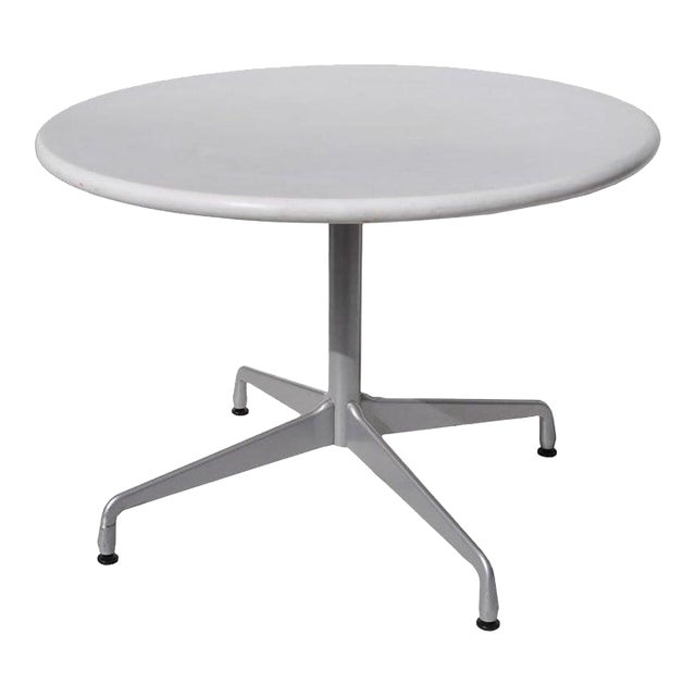 Herman Miller Dining Table Base With Custom Top For Sale