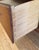 Wood 1960s Mid Century Drop Lid Secretariat/Writing Desk, Drawer, Bookshelf Unit For Sale - Image 7 of 12